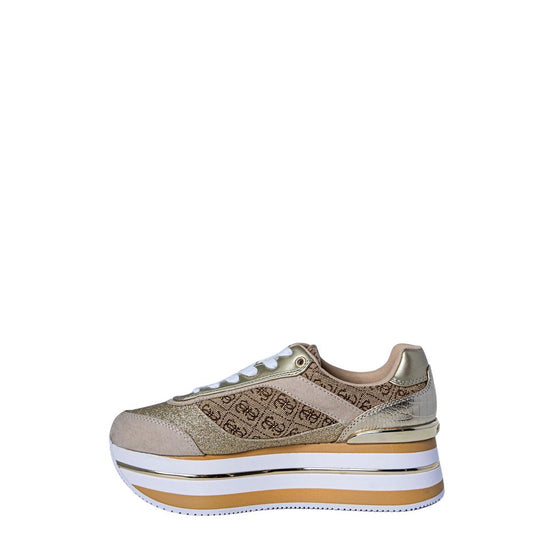 Beige Polyester Sneaker