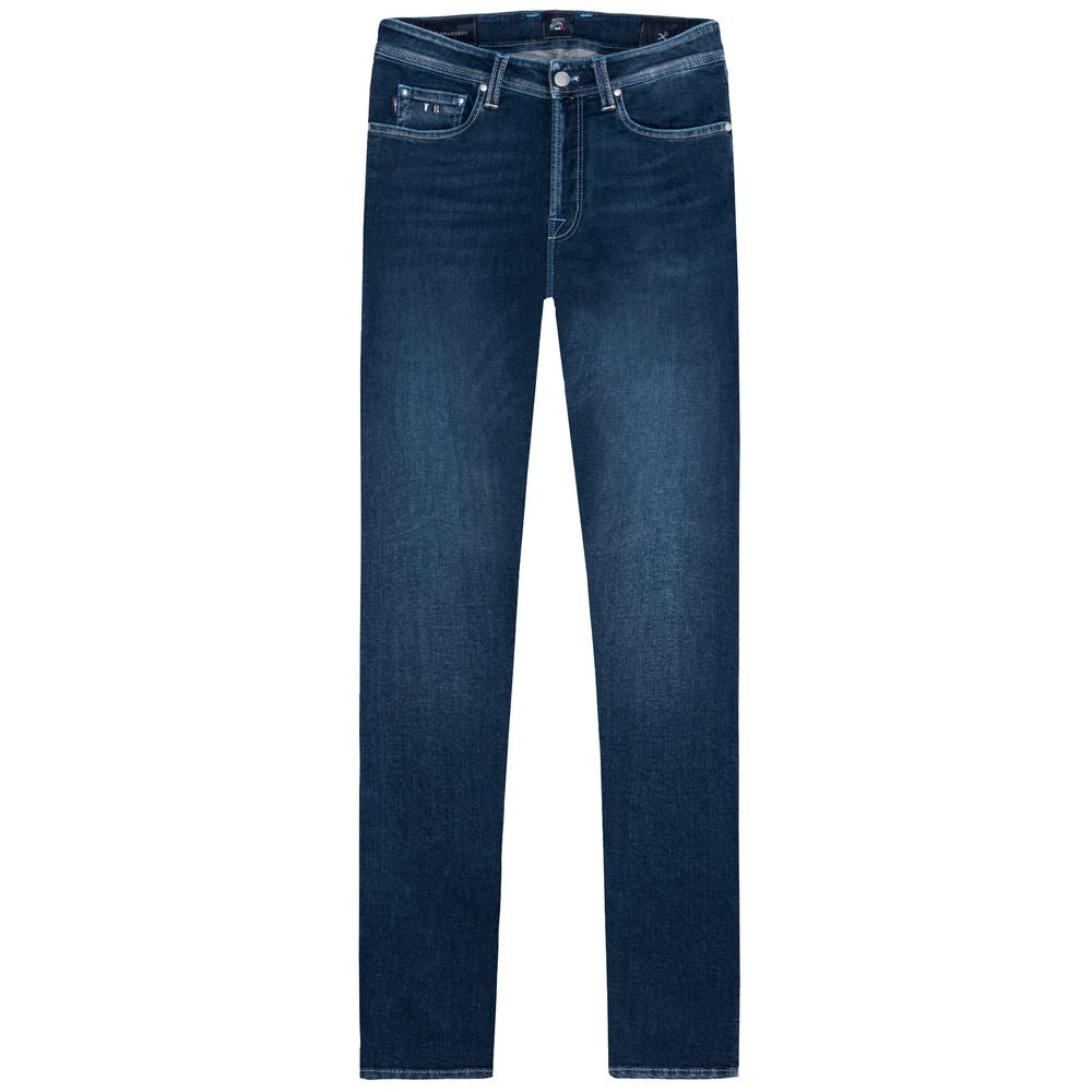 Blue Cotton Men Jeans