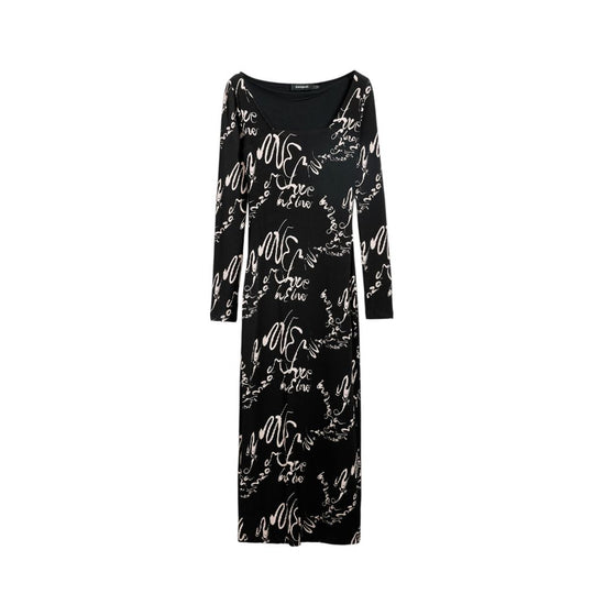 Black Viscose Dress