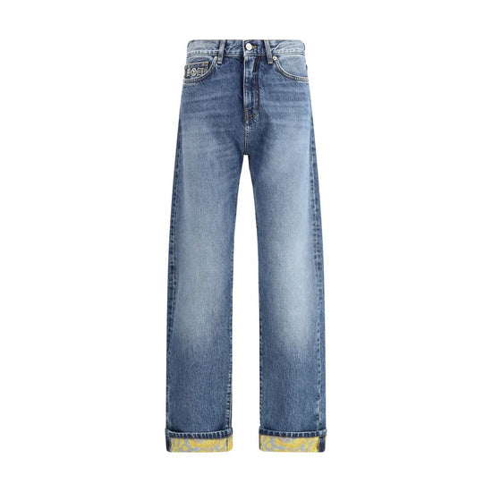 Barocco Turn-Up Jeans