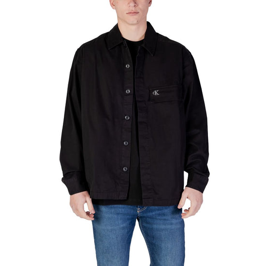 Black Cotton Rigenerato Shirt