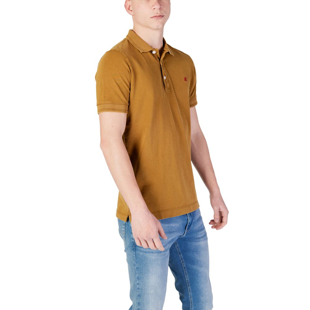 Bronze Cotton Polo Shirt