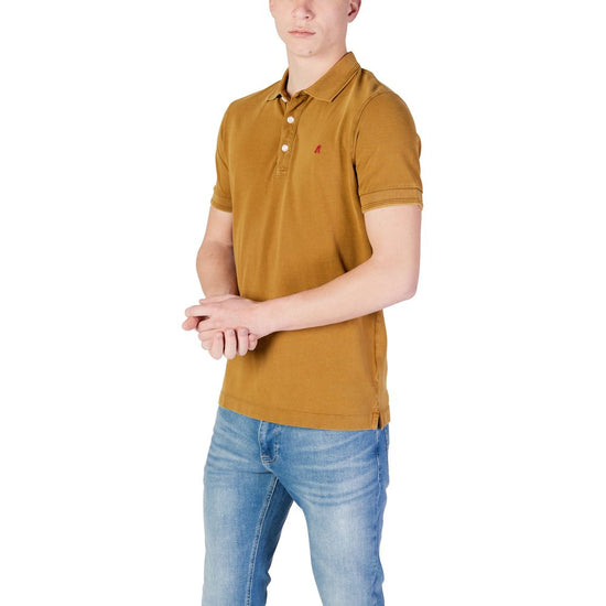 Bronze Cotton Polo Shirt