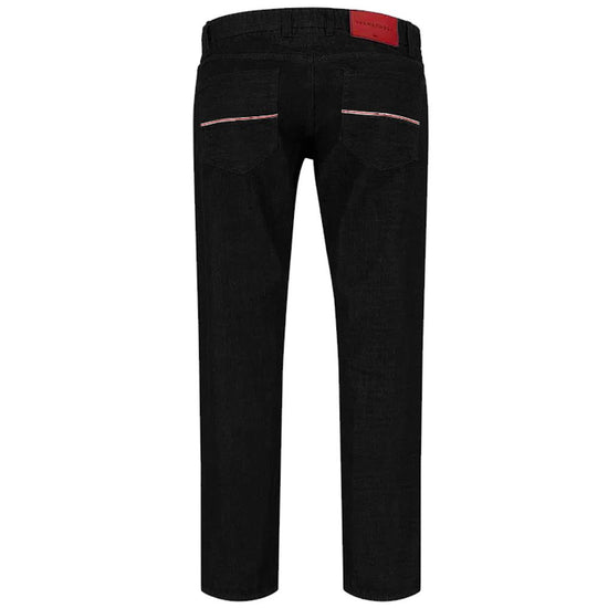 Black Cotton Jeans & Pant