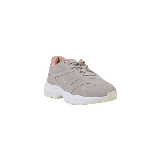 Gray Synthetic Leather Sneaker