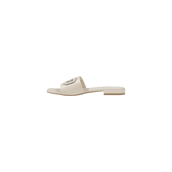 Cream Leather Sandal