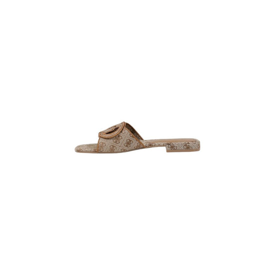 Beige Polyester Sandal