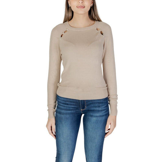 Beige Viscose Tops & T-Shirt