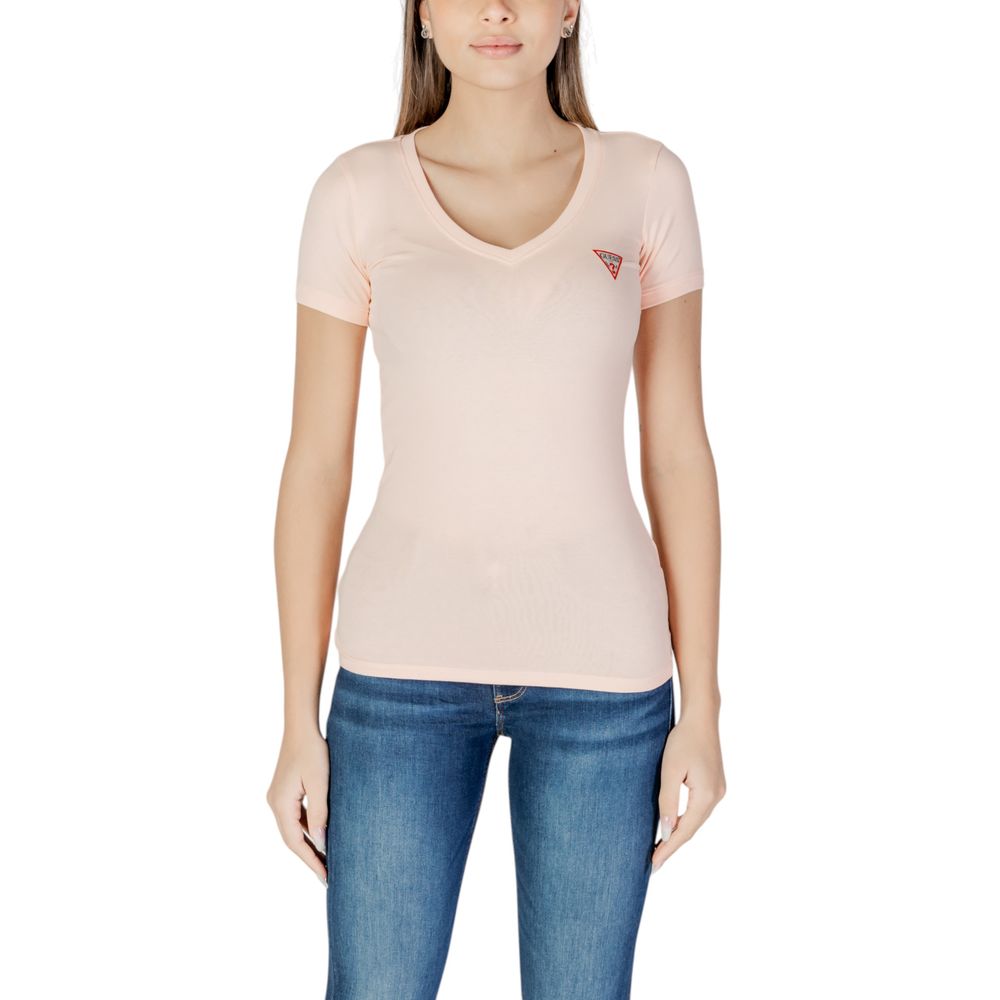 Pink Cotton Tops & T-Shirt