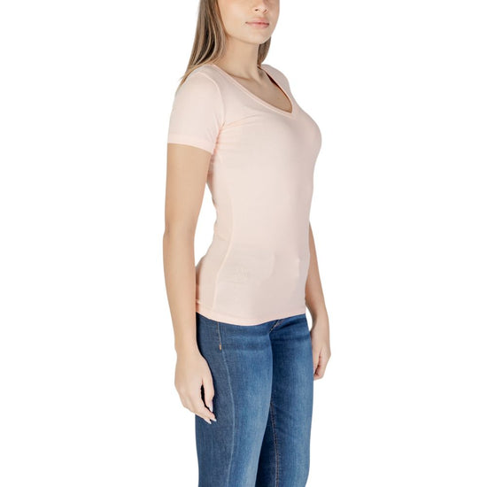 Pink Cotton Tops & T-Shirt