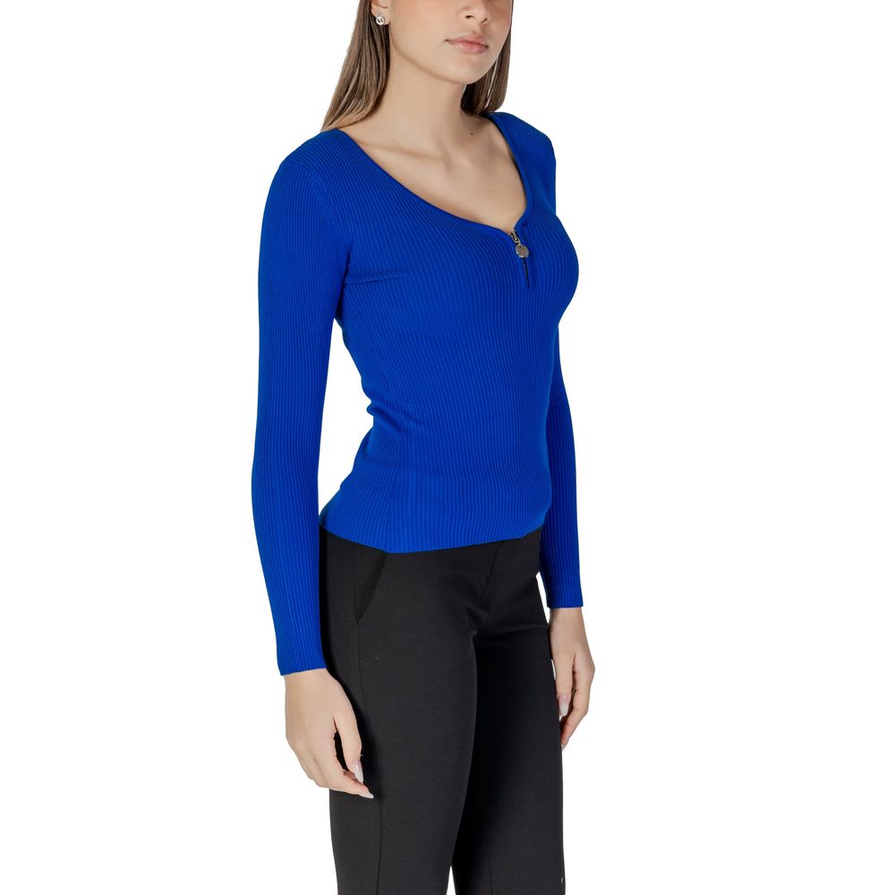 Blue Polyamide Tops & T-Shirt