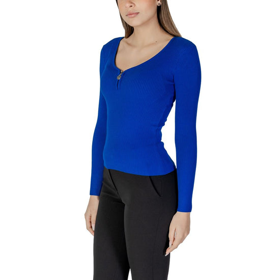 Blue Polyamide Tops & T-Shirt