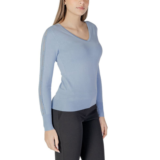 Blue Viscose Tops & T-Shirt