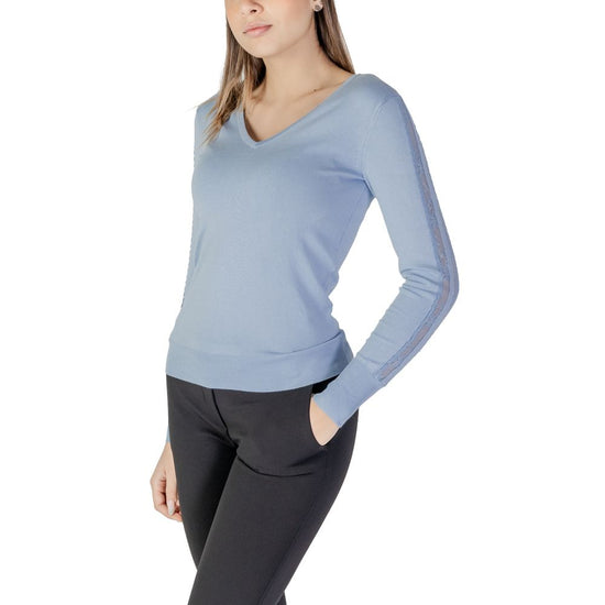 Blue Viscose Tops & T-Shirt