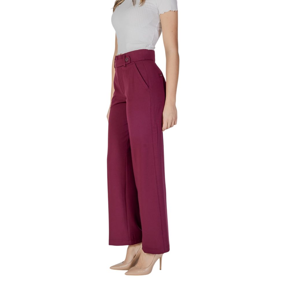 Purple Viscose Jeans & Pant