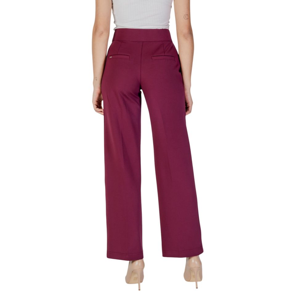 Purple Viscose Jeans & Pant