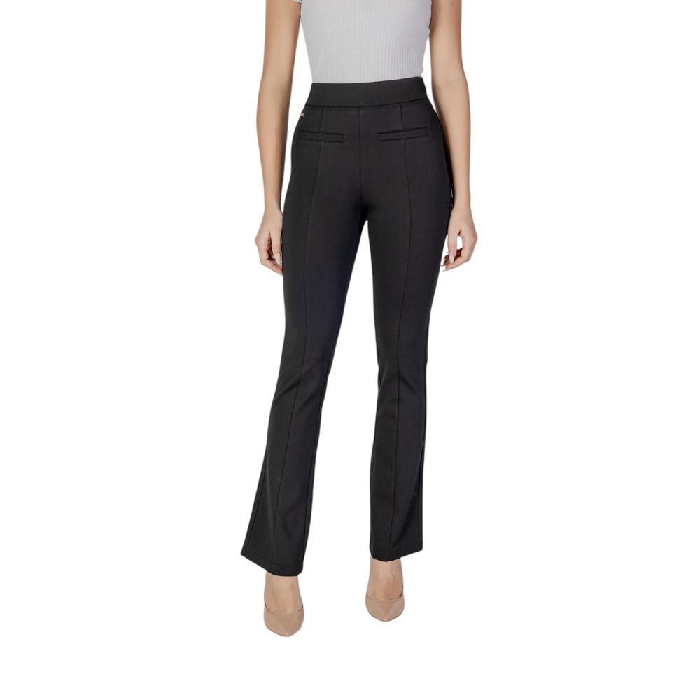 Black Viscose Jeans & Pant