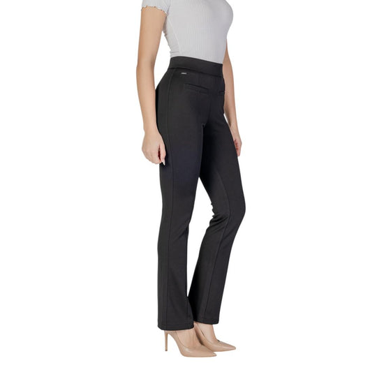 Black Viscose Jeans & Pant