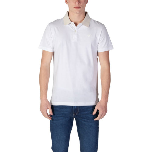 White Cotton Polo Shirt