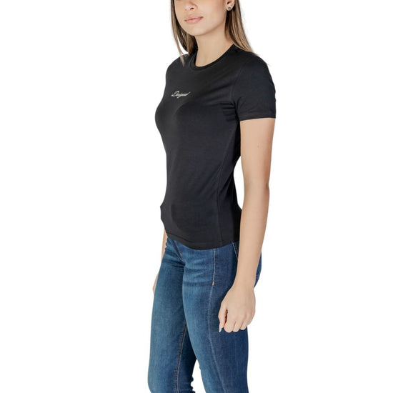 Black Cotton Tops & T-Shirt