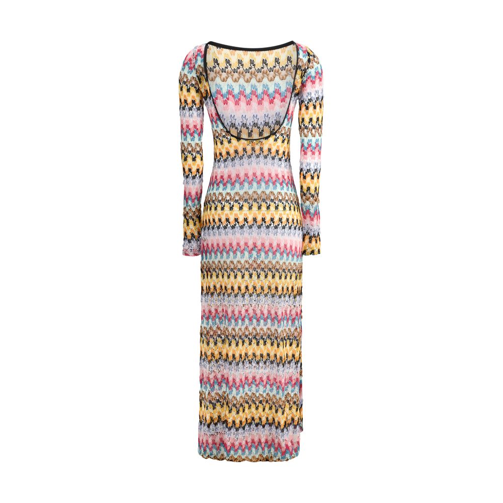 Long Dress with zigzag pattern