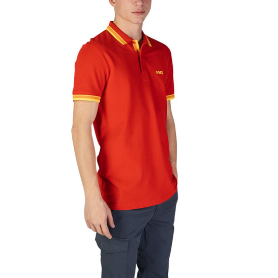 Red Cotton Polo Shirt