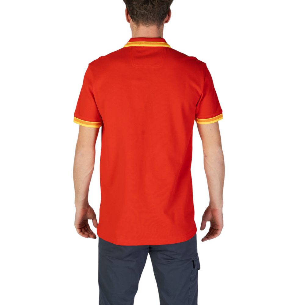 Red Cotton Polo Shirt