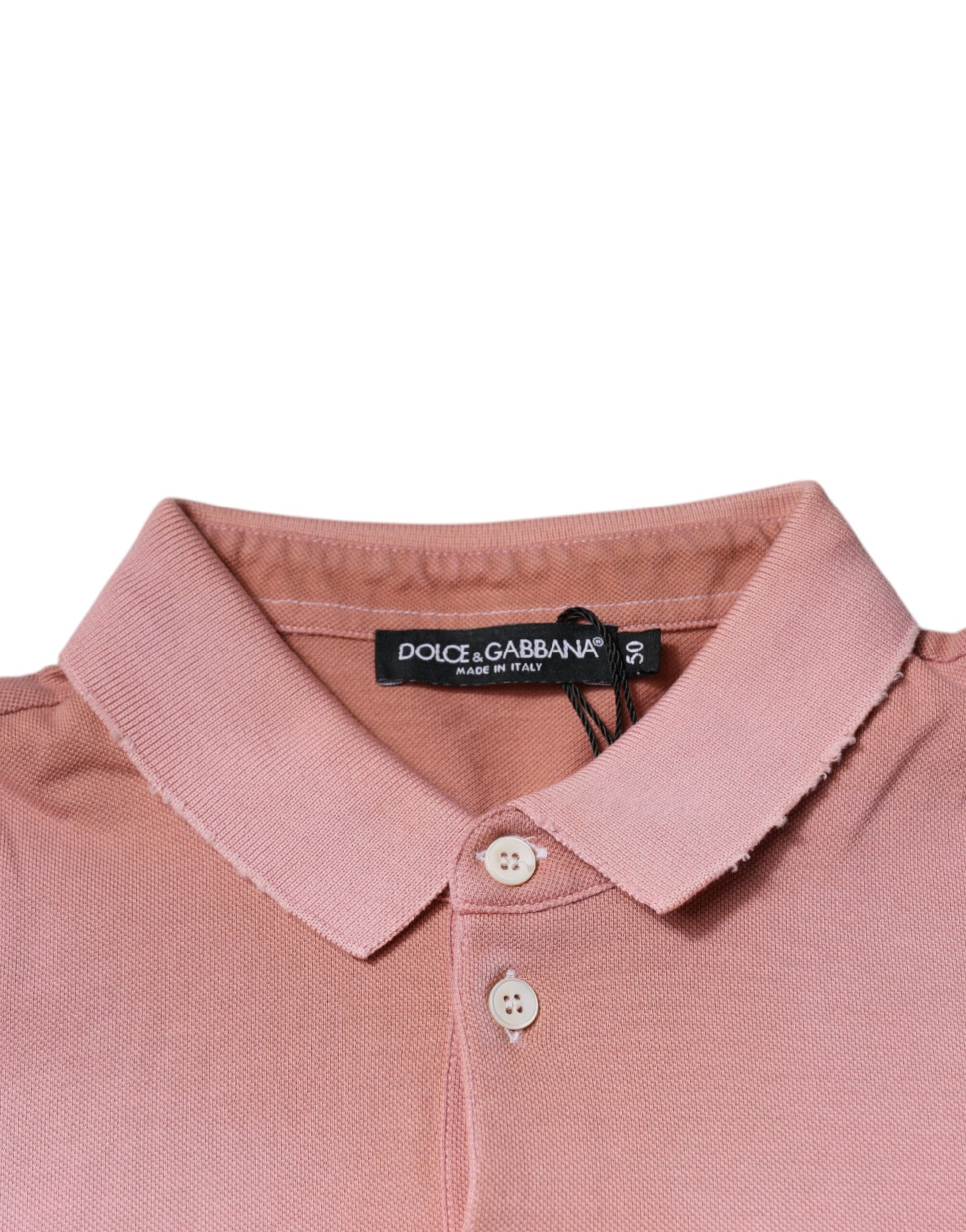 Pink Crown Collared Short Sleeve Polo T-shirt