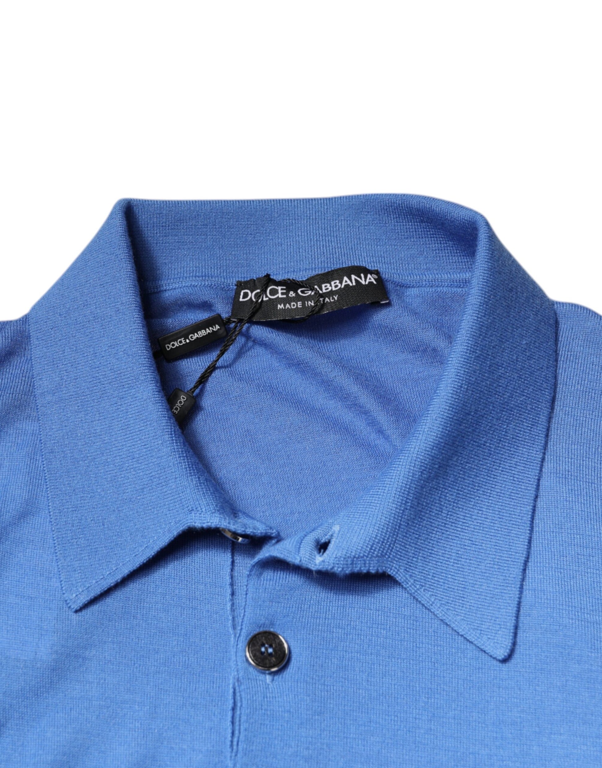 Blue Collared Short Sleeves Polo T-shirt