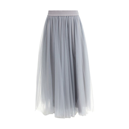 tulle Midi Skirt