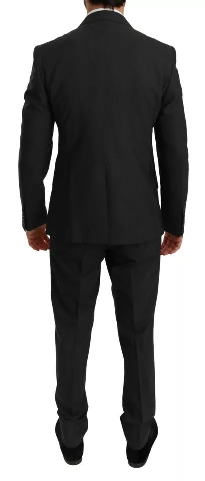 Gray Wool Slim Fit 2 Piece MARTINI Suit