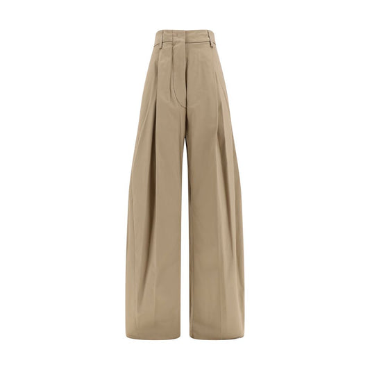 Cotton Wide Leg Pants