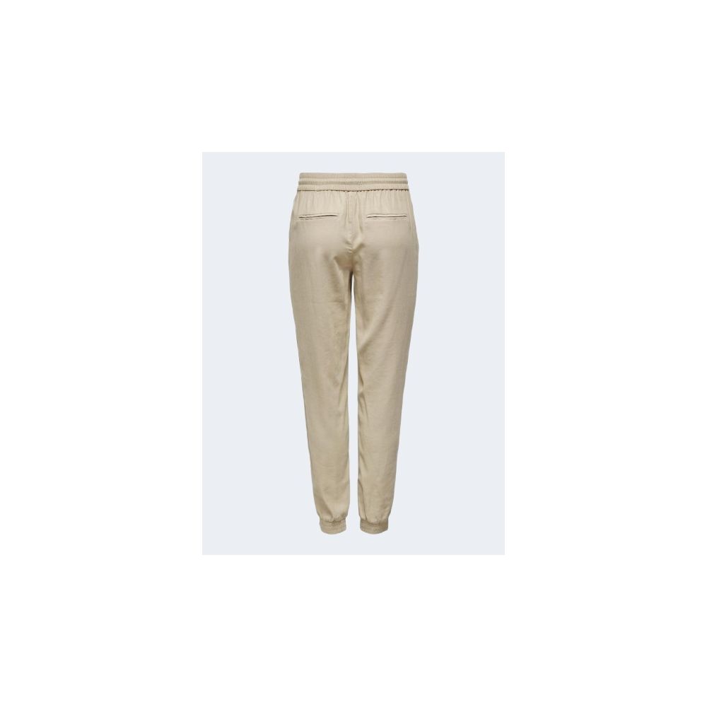 Beige Viscose Jeans & Pant