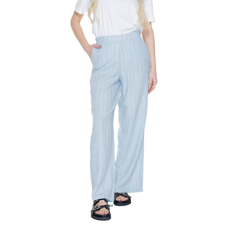 Blue Linen Jeans & Pant