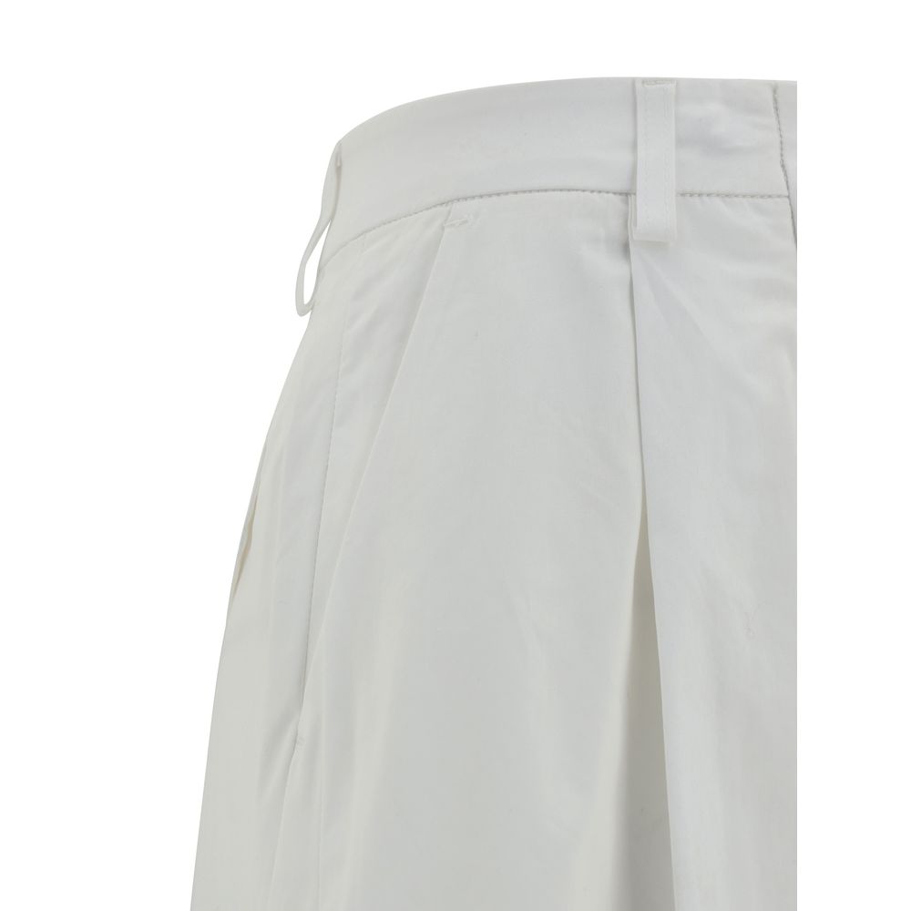 Cotton Wide Leg Pants