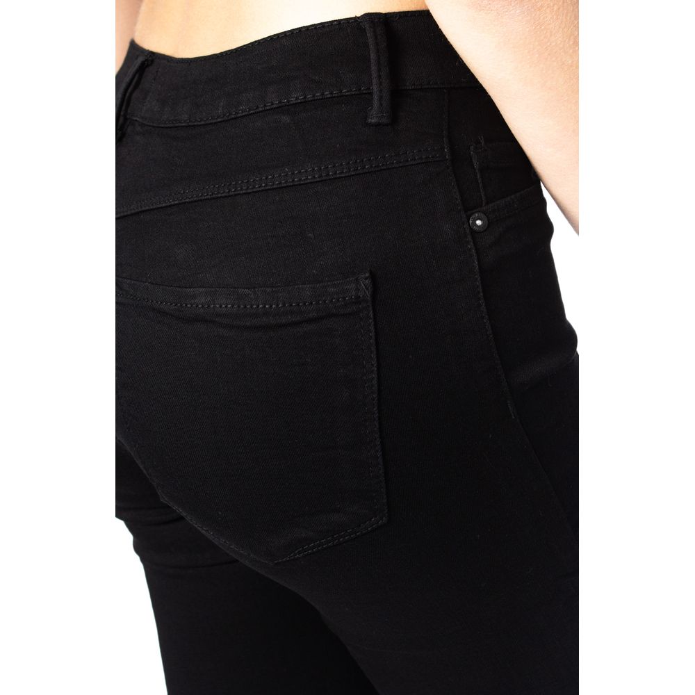 Black Viscose Jeans & Pant