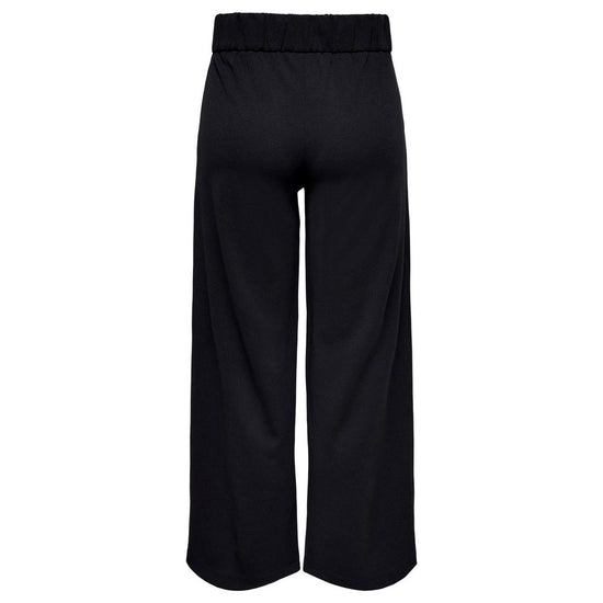 Black Polyester Jeans & Pant