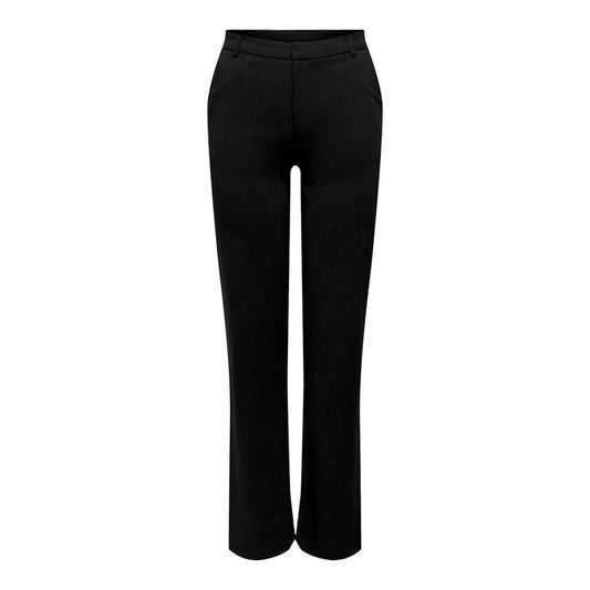 Black Elastane Jeans & Pant