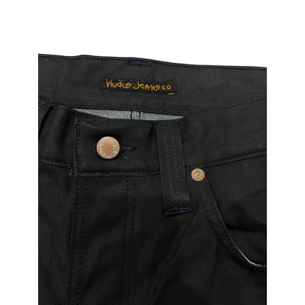 Black Cotton Men Jeans