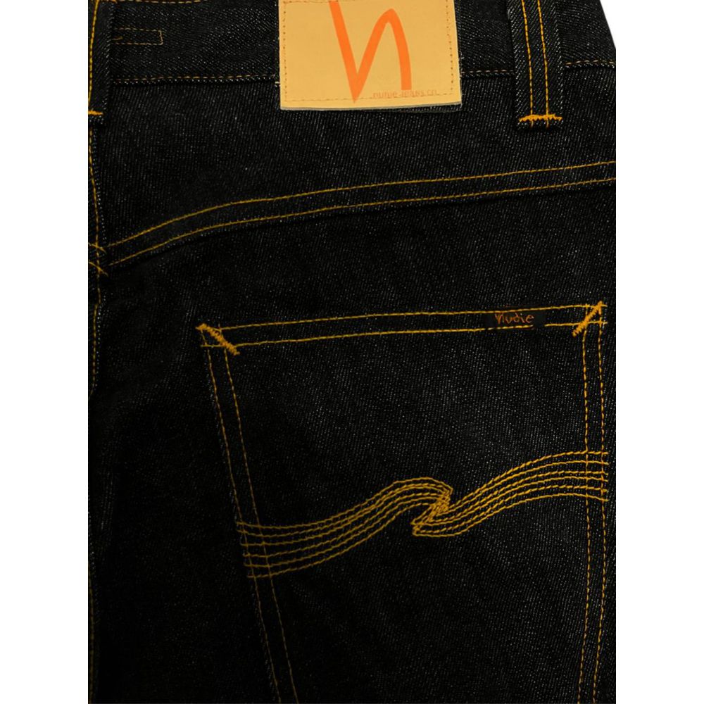 Black Cotton Men Jeans