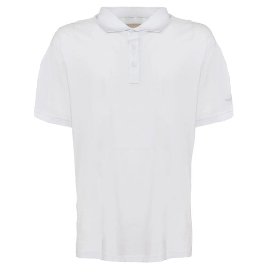 White Cotton Polo Shirt