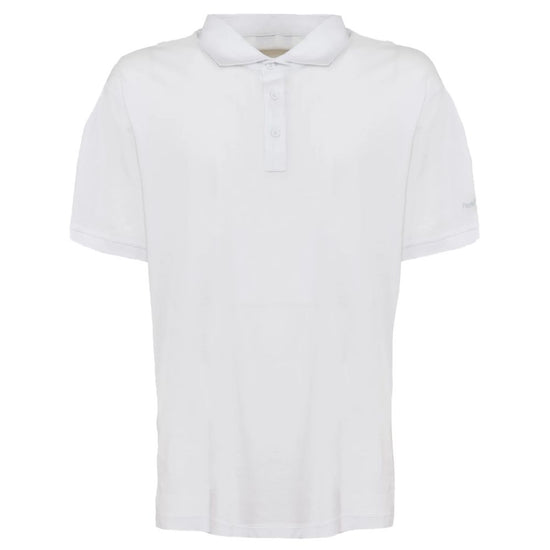 White Cotton Polo Shirt