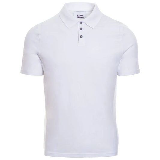 White Cotton Polo Shirt