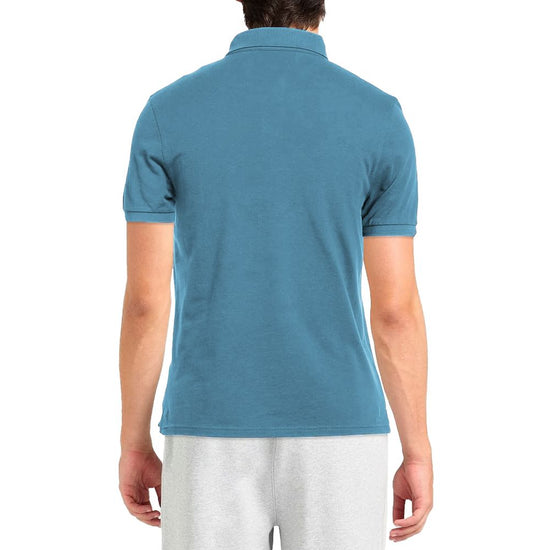 Light Blue Cotton Polo Shirt