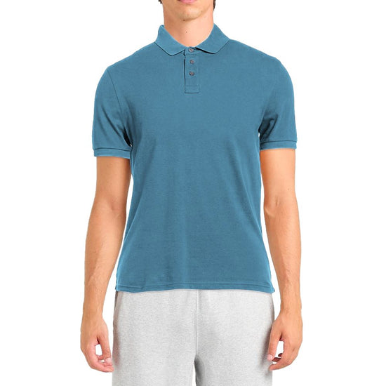 Light Blue Cotton Polo Shirt