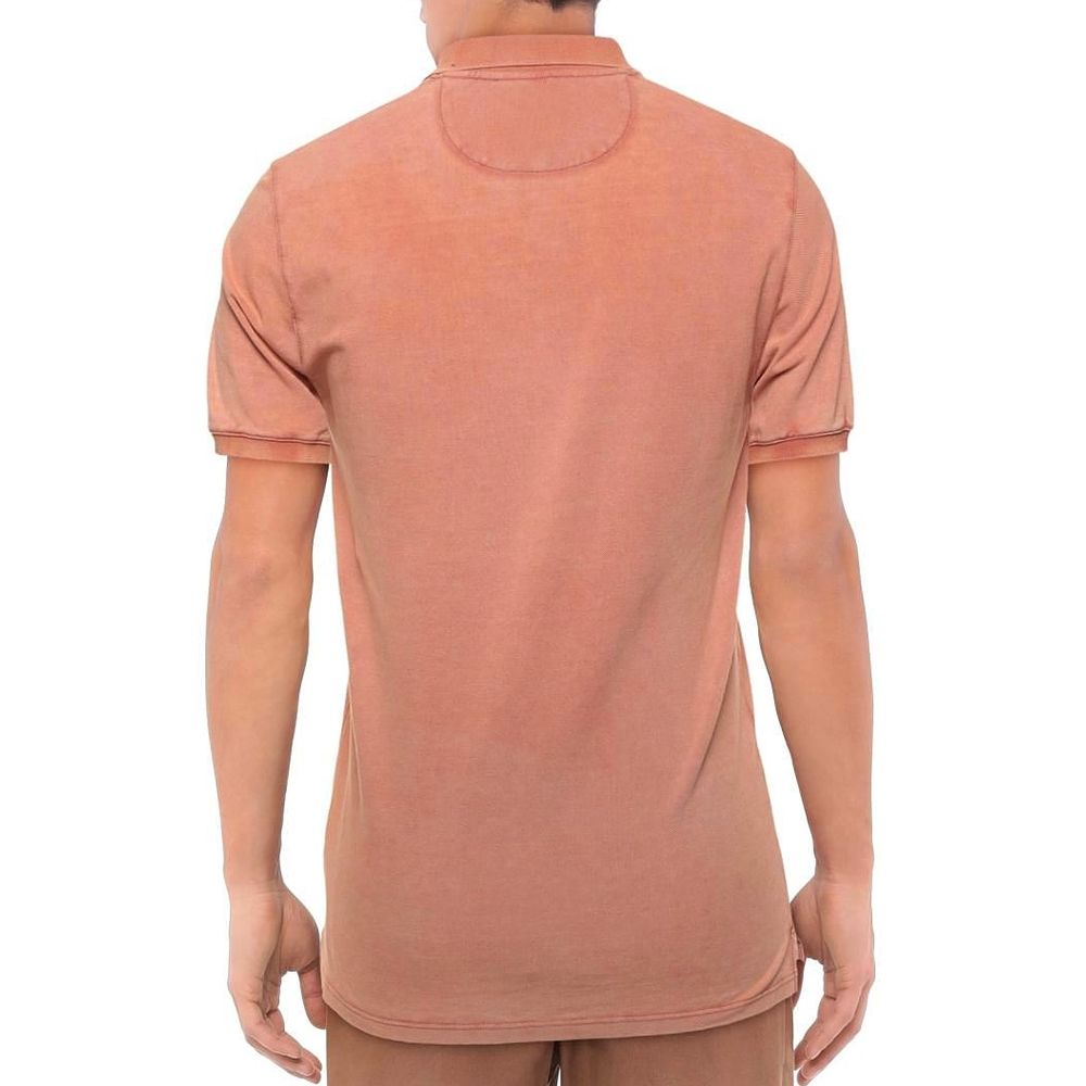 Pink Cotton Polo Shirt