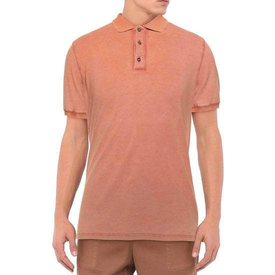 Pink Cotton Polo Shirt