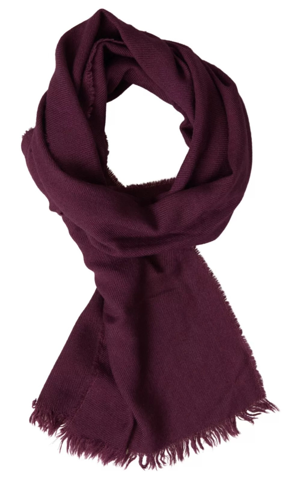 Purple Cashmere Knit Wrap Shawl Scarf