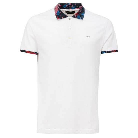 White Cotton Polo Shirt