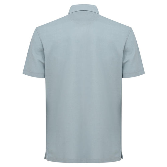 Light Blue Cotton Polo Shirt